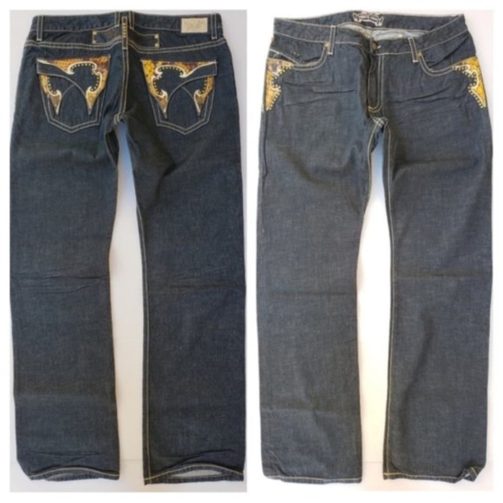 NEW ROBIN'S JEAN YELPYT Straight Jeans SZ 40